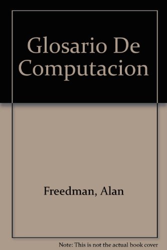 9780070219205: Glosario De Computacion