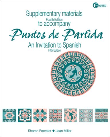 Beispielbild fr Supplementary Materials t/a Puntos de Partida: An Invitation to Spanish 5/e zum Verkauf von HPB-Red