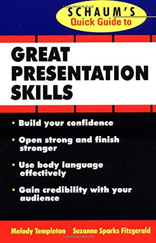 Beispielbild fr Schaums Quick Guide to Great Presentations (Quick Guides) zum Verkauf von Reuseabook