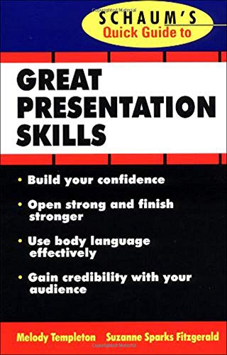 Imagen de archivo de Schaum's Quick Guide to Great Presentations a la venta por SecondSale