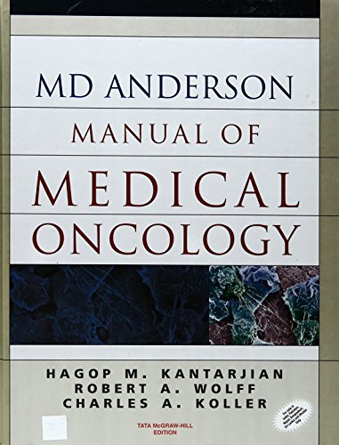 Imagen de archivo de MD Anderson Manual of Medical Oncology a la venta por Majestic Books