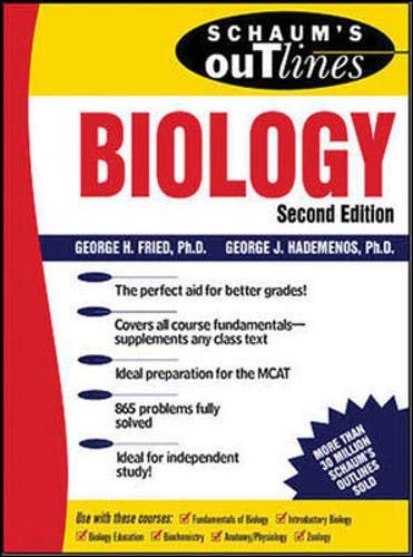 Imagen de archivo de Schaum's Outline of Biology a la venta por Better World Books