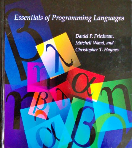 Beispielbild fr Essentials of Programming Languages zum Verkauf von Better World Books