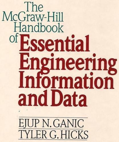 9780070227644: Handbook of Essential Engineering Information and Data