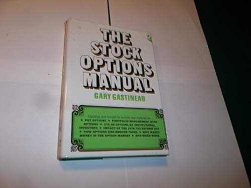 Imagen de archivo de The Stock Options Manual a la venta por BookHolders