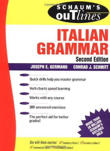 Beispielbild fr Schaum's Outline of Italian Grammar (Schaum's Outline) zum Verkauf von Goldstone Books