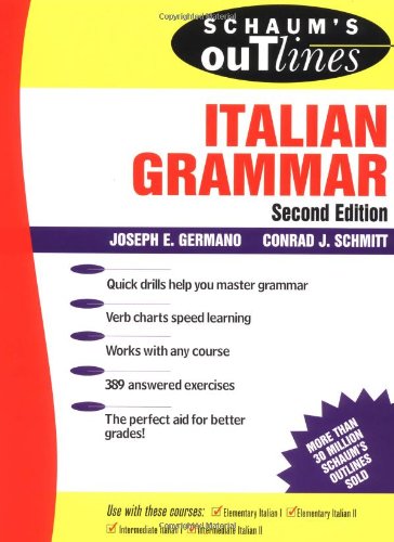 9780070230330: Schaum's Outline of Italian Grammar