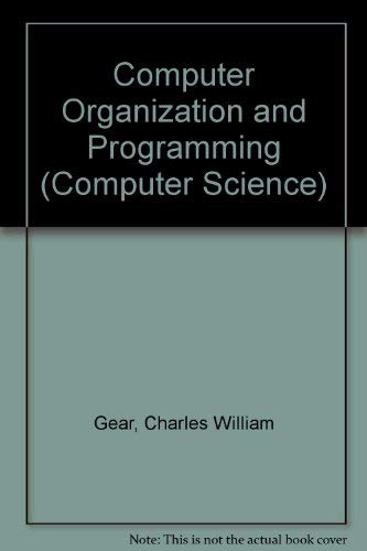 9780070230422: Computer Organization and Programming (McGraw-Hill Series in Water Resources and Environmental Engi)