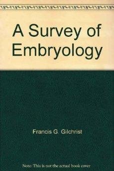 9780070232082: A Survey of Embryology