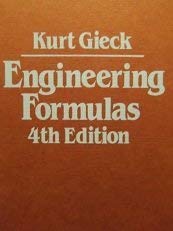 Beispielbild fr Engineering Formulas zum Verkauf von Better World Books