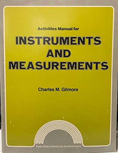 Imagen de archivo de Activities Manual for Instruments and Measurements a la venta por HPB-Red