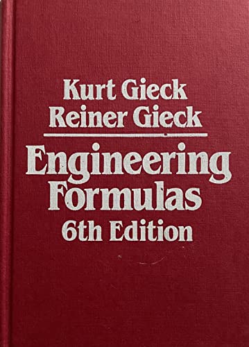 Beispielbild fr Engineering Formulas zum Verkauf von ThriftBooks-Dallas