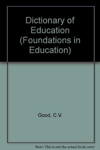 9780070237193: Dictionary of Education (Foundations in Education)