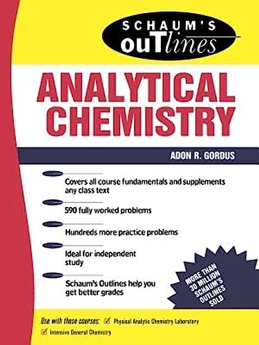 Stock image for Schaum's Outline of Analytical Chemistry (Schaum's Outline Series) for sale by Chiron Media