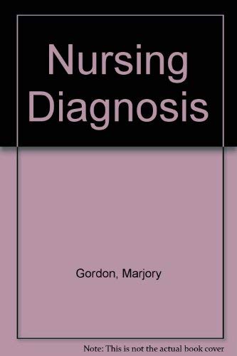 Beispielbild fr Manual of Nursing Diagnosis, 1986-1987 zum Verkauf von Better World Books