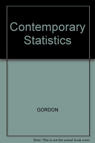 Contemporary Statistics (9780070239036) by Unknown Author