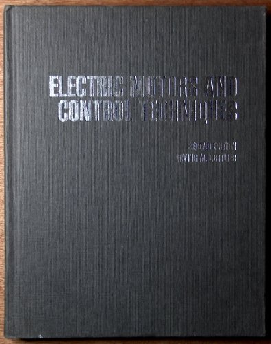 Imagen de archivo de Electric Motors & Control Techniques a la venta por HPB-Red