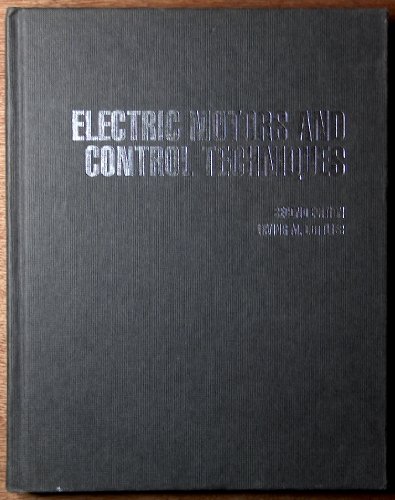 9780070240117: Electric Motors and Control Techniques