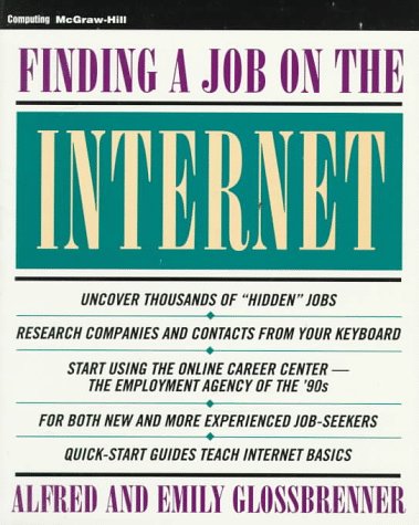 Imagen de archivo de Finding a Job on the Internet a la venta por Idaho Youth Ranch Books