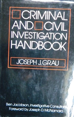 Beispielbild fr Criminal and civil investigation handbook zum Verkauf von ZBK Books