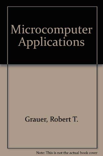 Imagen de archivo de Microcomputer Applications a la venta por The Book Cellar, LLC
