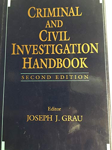 Beispielbild fr Criminal and Civil Investigation Handbook zum Verkauf von Better World Books