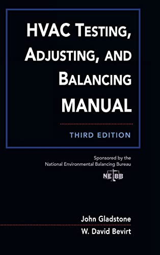 Stock image for HVAC Testing, Adjusting, and Balancing Field Manual for sale by Zoom Books Company