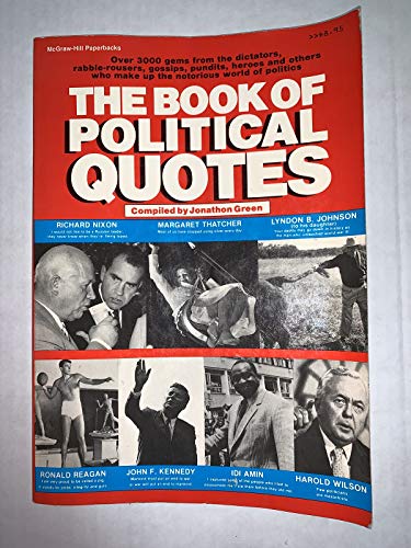 Stock image for The Book of Political Quotes for sale by gearbooks