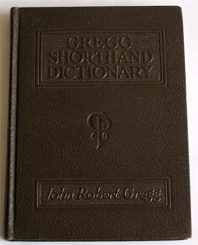Beispielbild fr Gregg Shorthand Dictionary zum Verkauf von Better World Books