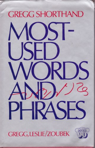 Beispielbild fr Gregg Shorthand Most Used Words zum Verkauf von ThriftBooks-Dallas