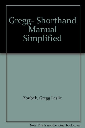 9780070245518: Student's Book (Gregg Shorthand Manual Simplified)