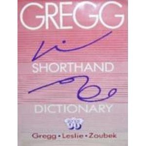 Imagen de archivo de Gregg Shorthand Dictionary a la venta por ThriftBooks-Atlanta
