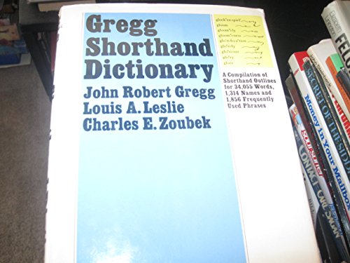 Beispielbild fr Gregg Shorthand Dictionary zum Verkauf von Better World Books