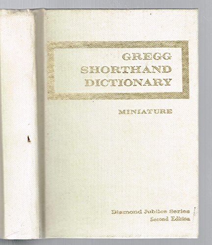 9780070246331: Gregg Shorthand Dictionary: Miniature Series 90