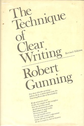 The Technique of Clear Writing.
