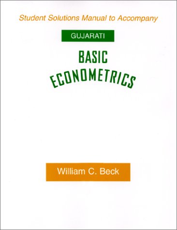Stock image for Basic Econometrics (Student Solution Manual) for sale by Open Books