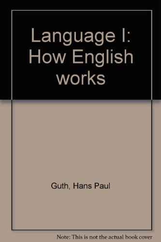 Stock image for Language I: How English works for sale by Wonder Book