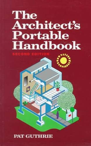 Imagen de archivo de The Architect's Portable Handbook a la venta por SecondSale