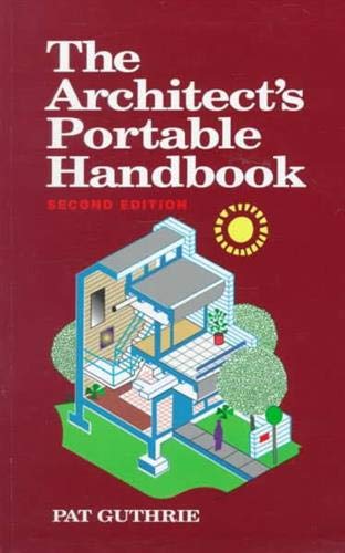 Stock image for The Architect's Portable Handbook for sale by SecondSale