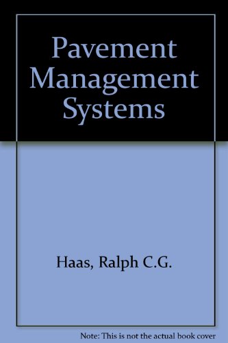 Beispielbild fr PAVEMENT MANAGEMENT SYSTEMS zum Verkauf von Karen Wickliff - Books