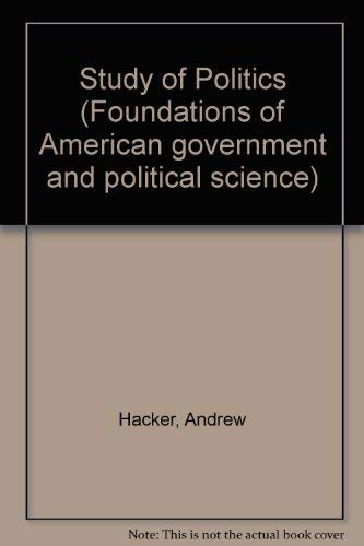 9780070253957: Study of Politics