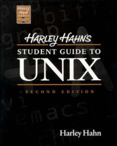 Stock image for Harley Hahn's Student Guide to Unix for sale by Better World Books