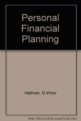 9780070256453: Personal Financial Planning
