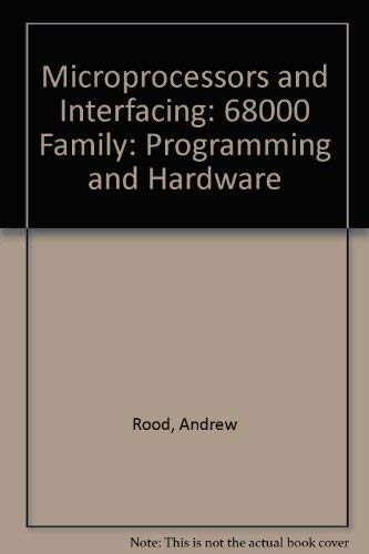 Imagen de archivo de Microprocessors and Interfacing: Programming and Hardware : 68000 Version a la venta por HPB-Red