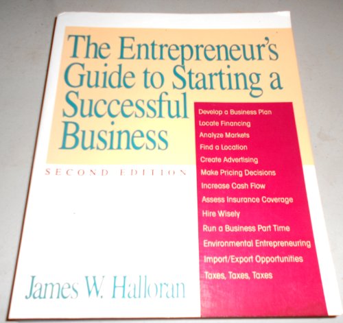 9780070257986: Entrepreneur's Guide to Starting a Successful Business
