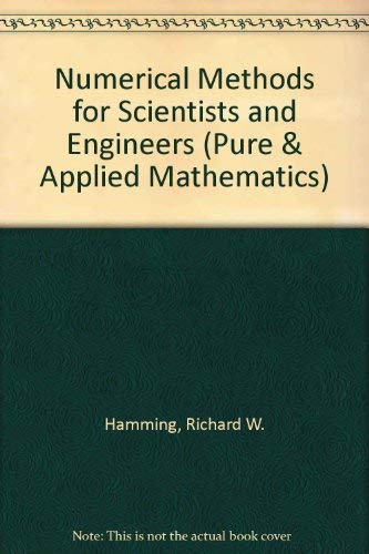 9780070258860: Numerical Methods for Scientists and Engineers (Pure & Applied Mathematics S.)