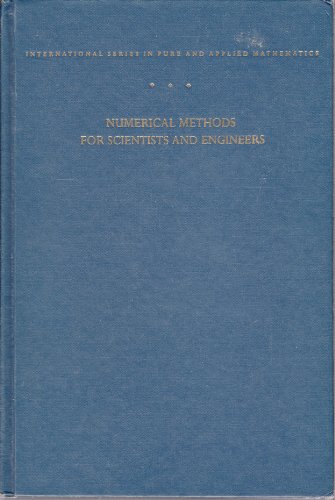 Imagen de archivo de Numerical methods for scientists and engineers (International series in pure & applied mathematics) a la venta por HPB-Red