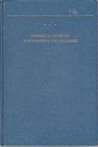 9780070258877: Numerical Methods for Scientists and Engineers (Pure & Applied Mathematics S.)