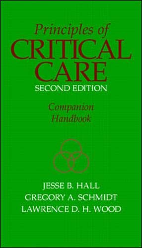 9780070260290: Principles of Critical Care Companion Handbook