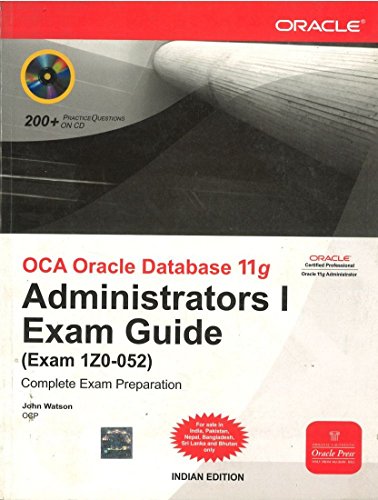 Beispielbild fr OCA Oracle Database 11g zum Verkauf von Majestic Books
